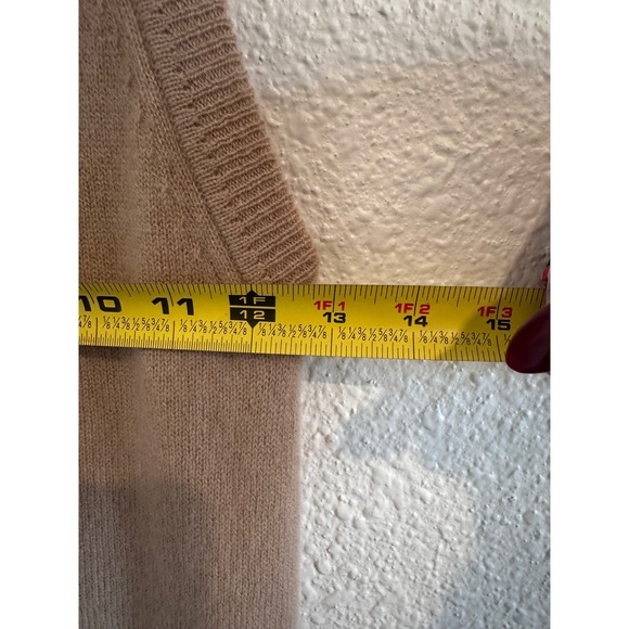 Veronica Beard Cashmere Halter Neck Sweater Tank Camel Tan XS - Picture 9 of 9